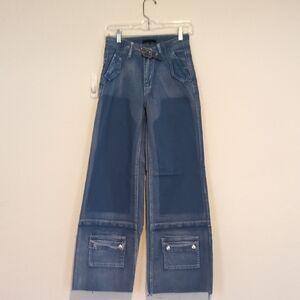 Forever 21 Flare Denim Jeans in Blue